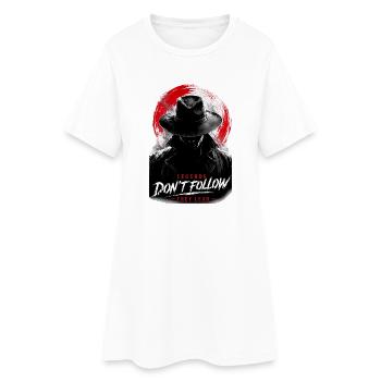 Les légendes ne mènent pas à suivre - Robe T-shirt Femme - blanc - Devant