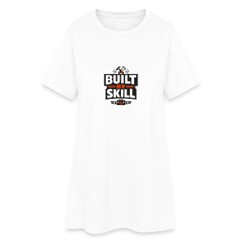 Construit par Skill Logo Tee - Robe T-shirt Femme - blanc - Devant