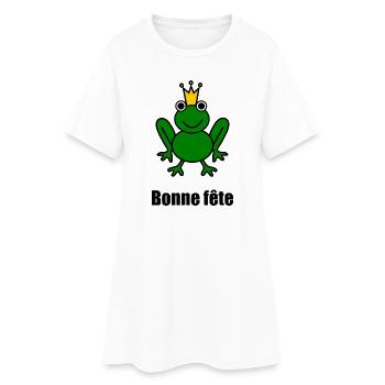 FÊTE DES MÈRES. BONNE FÊTE MAMAN. MAMAN - Robe T-shirt Femme - blanc - Devant