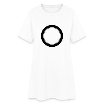 Logo / / anniversaire emblème / / équipe / / Club - Robe T-shirt Femme - blanc - Devant