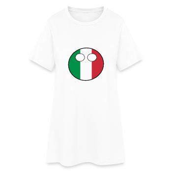 Countryball pays Patrie Italie - Robe T-shirt Femme - blanc - Devant