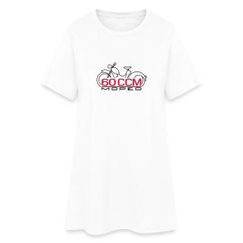 Emblème de cyclomoteur SR2 60cc - Robe T-shirt Femme - blanc - Devant