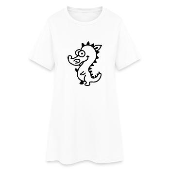 Dragons - Line - Robe T-shirt Femme - blanc - Devant