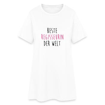Regisseur Regisseurin Produktion Verkäufer Musik - Frauen T-Shirt-Kleid - Weiß - Vorne