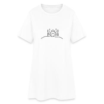 hagia moschee istanbul - Frauen T-Shirt-Kleid - Weiß - Vorne