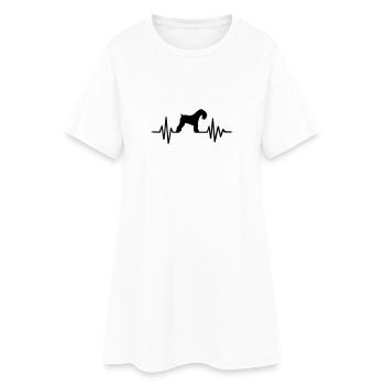 Kerry Blue Terrier - Robe T-shirt Femme - blanc - Devant