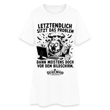 Lustiger Computer Spruch | Geschenk für Nerds - Frauen T-Shirt-Kleid - Weiß - Vorne