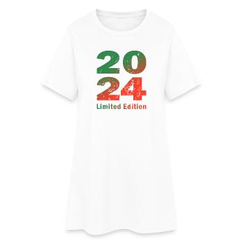 Né en 2024, combinaison en édition limitée - Robe T-shirt Femme - blanc - Devant