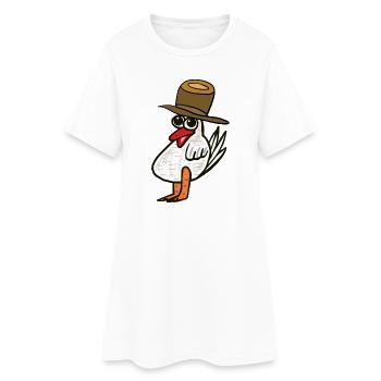 Poule Coq Poules Enfants Enfants - Robe T-shirt Femme - blanc - Devant