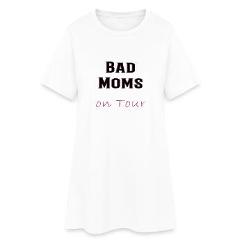 Bad Mamans Tour - soirée Femmes Party, JGA, Divertissement - Robe T-shirt Femme - blanc - Devant