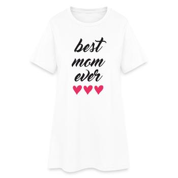 Meilleure maman de tous les temps - Robe T-shirt Femme - blanc - Devant