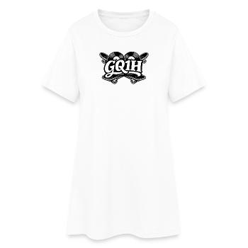 GQ1H skate  - Robe T-shirt Femme - blanc - Devant