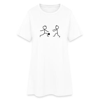 Ball sport - Handball - Basketball - Women’s T-Shirt Dress - white - Front