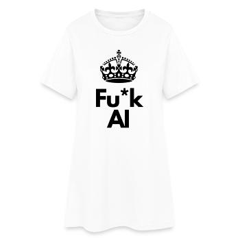 Pu*k AI Maillot Anti-Surveillance des droits de l’homme - Robe T-shirt Femme - blanc - Devant