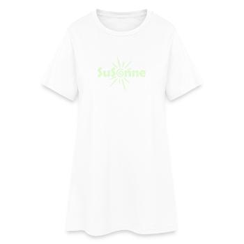 SuSonne - Robe T-shirt Femme - blanc - Devant