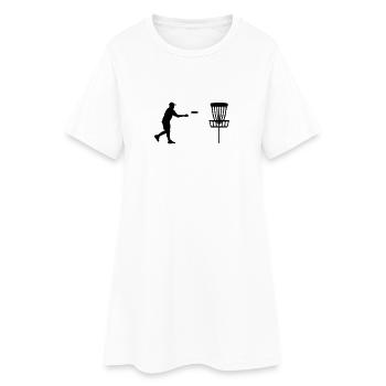 Disc Golf - Robe T-shirt Femme - blanc - Devant
