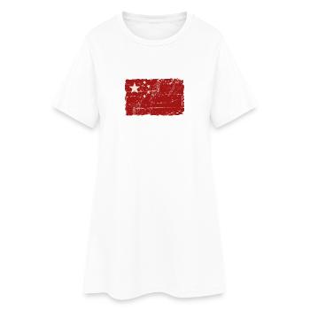 China Vintage Flag - Robe T-shirt Femme - blanc - Devant