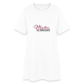 Mère du marié - Robe T-shirt Femme - blanc - Devant