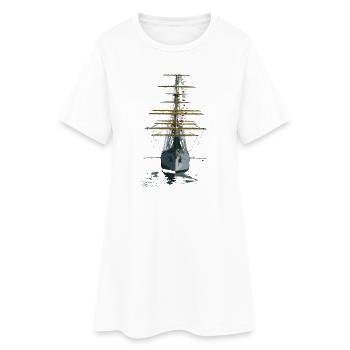 Gorch Fock - Frauen T-Shirt-Kleid - Weiß - Vorne