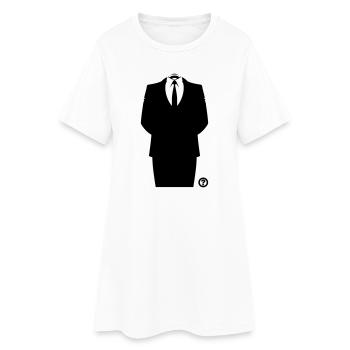Anon Suit Hack Masque Shirt - Robe T-shirt Femme - blanc - Devant
