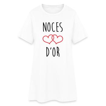 Golden Wedding 50 years - Women’s T-Shirt Dress - white - Front