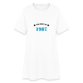 The best of 1987 - Robe T-shirt Femme - blanc - Devant