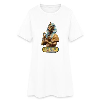 Akhenaton - Pharaon d'Egypte - Robe T-shirt Femme - blanc - Devant