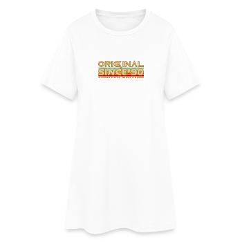 Original Depuis les 90s Rétro - Robe T-shirt Femme - blanc - Devant