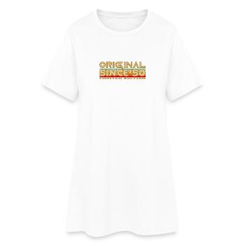 Original seit 1950 Limited Edition - Frauen T-Shirt-Kleid - Weiß - Vorne