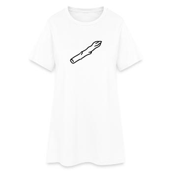 Asperges - Line - Robe T-shirt Femme - blanc - Devant