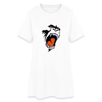 king_kong_face - Robe T-shirt Femme - blanc - Devant