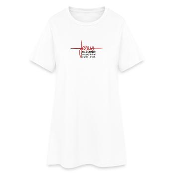 Jesus: Tu es Tout ce que j'ai de précieux - Robe T-shirt Femme - blanc - Devant