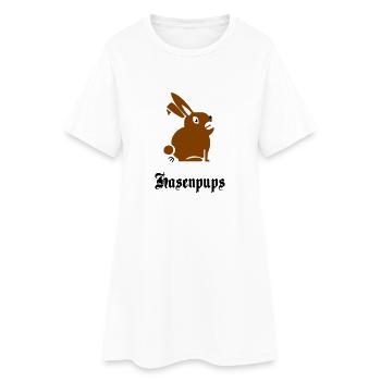 Hasenpups - Robe T-shirt Femme - blanc - Devant