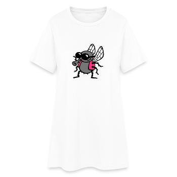 cool_fly_3c_white - Robe T-shirt Femme - blanc - Devant