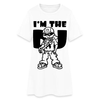 I'm the DJ flex - Robe T-shirt Femme - blanc - Devant