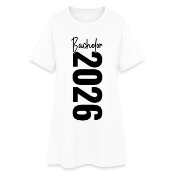 Baccalauréat 2026 - Robe T-shirt Femme - blanc - Devant