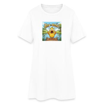 What the Quack!? - Women’s T-Shirt Dress - white - Front