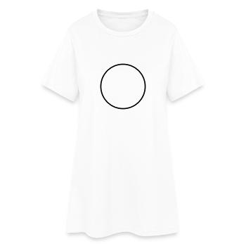 Mathematik Symbol - Kreis - Frauen T-Shirt-Kleid - Weiß - Vorne