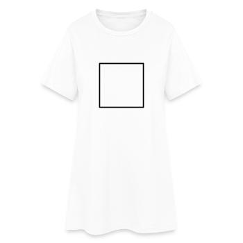 Mathematik Symbol - Quadrat - Frauen T-Shirt-Kleid - Weiß - Vorne