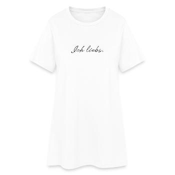 J’adore ça - Robe T-shirt Femme - blanc - Devant