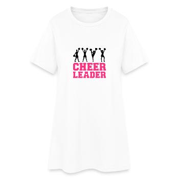 Cheerleader - Robe T-shirt Femme - blanc - Devant