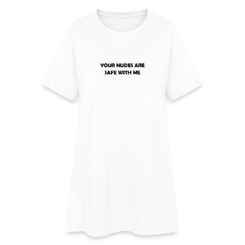 Trust Me, I Delete Nothing - Robe T-shirt Femme - blanc - Devant