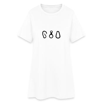 Escalade - Robe T-shirt Femme - blanc - Devant