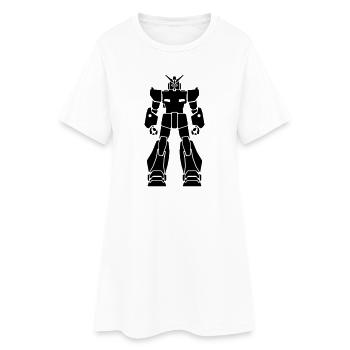 Gundam_1 - Robe T-shirt Femme - blanc - Devant