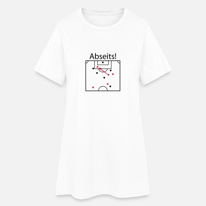 Offside Statement - Women’s T-Shirt Dress - white
