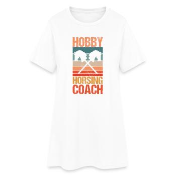 Steckenpferd Cheval de Hobby Cavalier - Robe T-shirt Femme - blanc - Devant