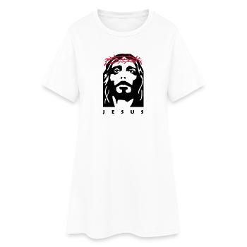 jesus - Robe T-shirt Femme - blanc - Devant