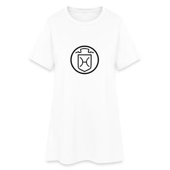 Holsteiner - Frauen T-Shirt-Kleid - Weiß - Vorne