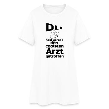 Coolster Arzt Geschenk - Frauen T-Shirt-Kleid - Weiß - Vorne