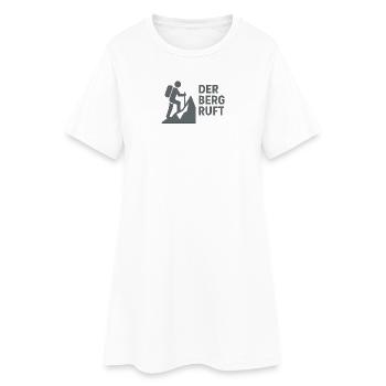 La montagne vous appelle - Robe T-shirt Femme - blanc - Devant
